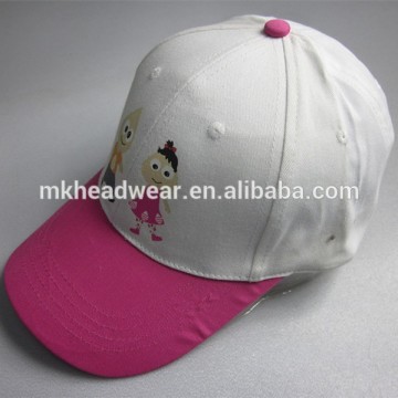 wholesale children six panels print baseball cap