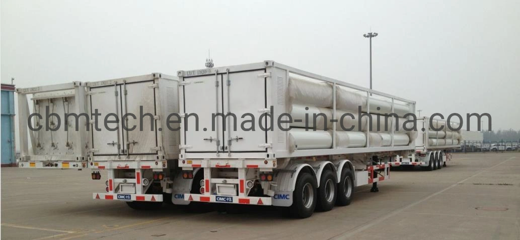 Transporting Storage CNG Gas Cylinder Tube Tanker Containers