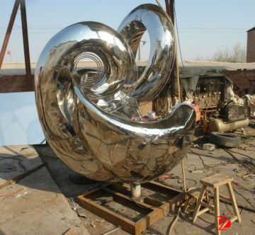 stainless steel sphere sculpture