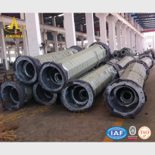 Polygon Shape 35m Communication Pole With Antennas