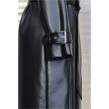 Signore 100% PU Smooth Black Waternep Coat