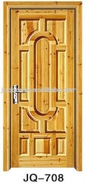 pure fir wood door,solid wood door