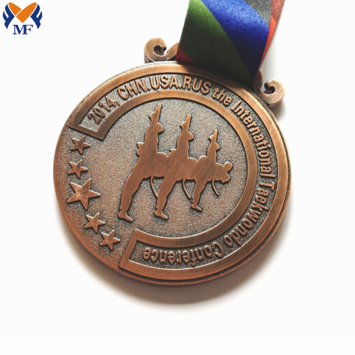 Medalhas de cobre esportivas personalizadas