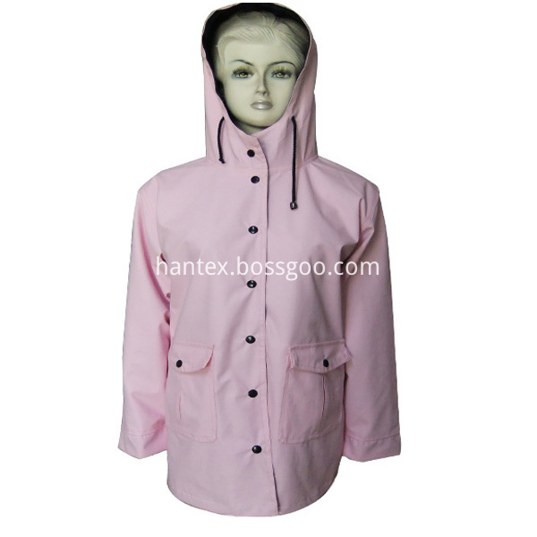 pink pu jacket