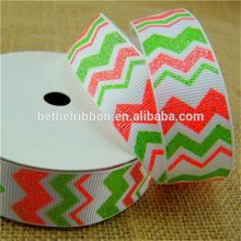 China facroty Professional grosgrain material rainbow ribbon