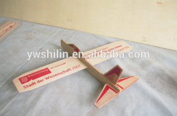 educational toys balsa wood airplane glider