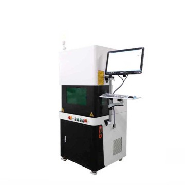 enclosed Raycus Laser Source 30w CNC Logo Fiber Laser Labeling Machine