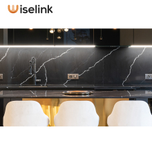 Wiselink Black Solid Surface Kitchen Countertops