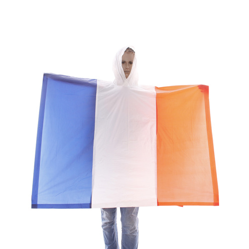 Hot Selling Högkvalitativ klaff PVC regn poncho