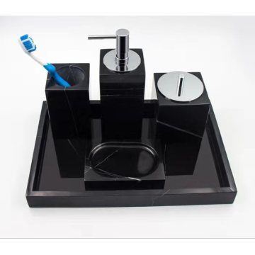 black marble household items-vanity accessories