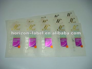 adhesive mylar labels