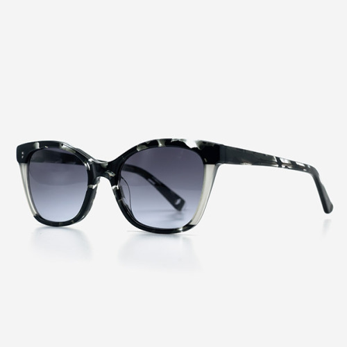 Angular Cat Eye Acetate Women's Sunglasses