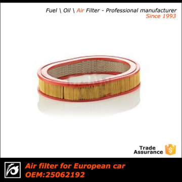 Satisfaction rating air filter OEM25062192 Excellent reviews Professional air filter