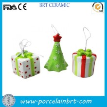 Gift box and trees set of Christmas Ornament