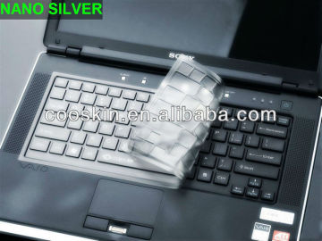 TPU nano silver thin keyboard cover for macbook macbook pro