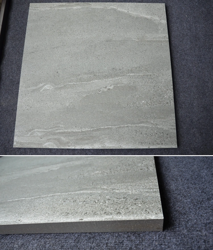 2cm Skid Resistance Matt Surface Gray Color Porcelain Outdoor Tile