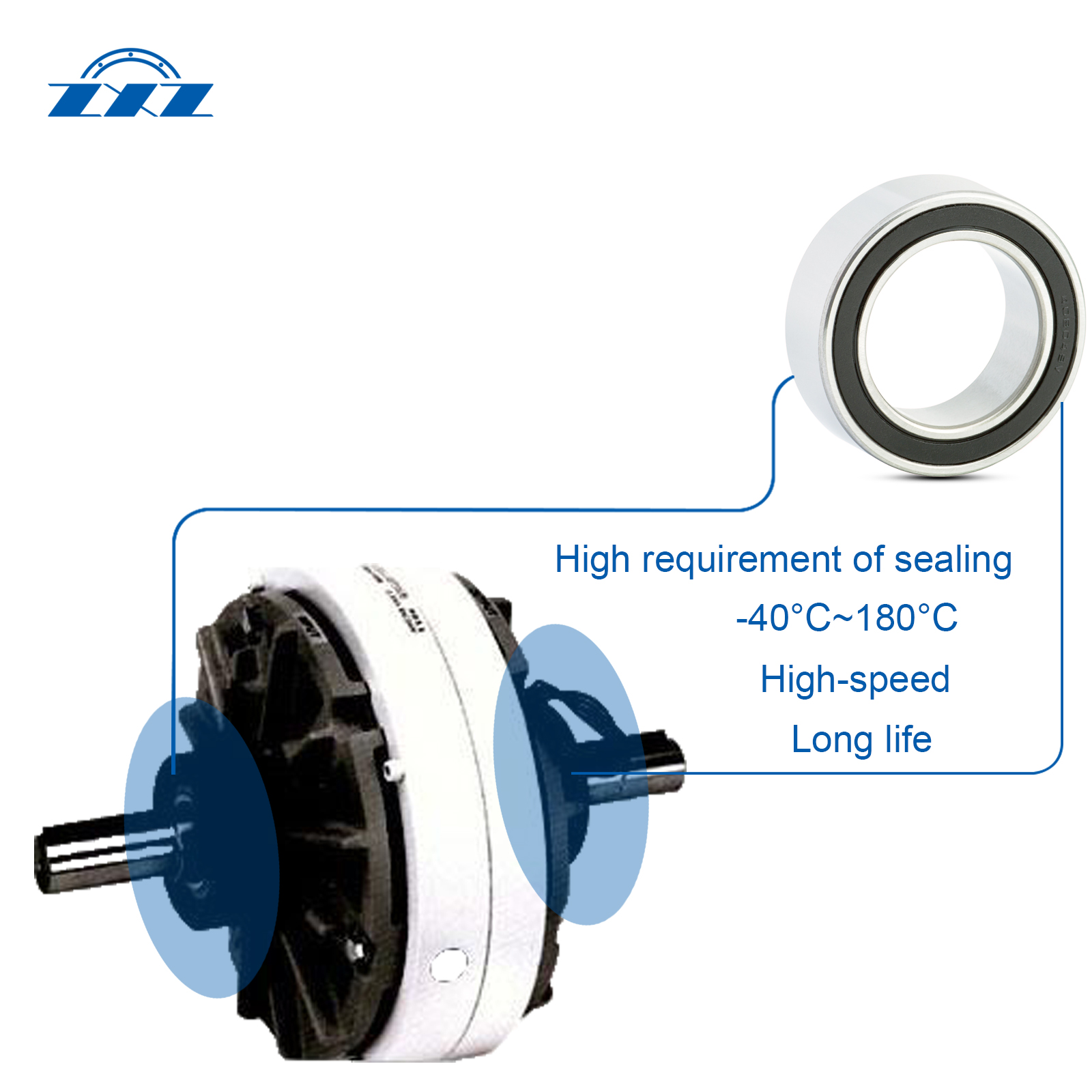  Air Conditioning Electromagnetic Clutch Bearings