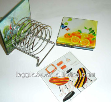 smooth non-scratchglass coaster tablemat