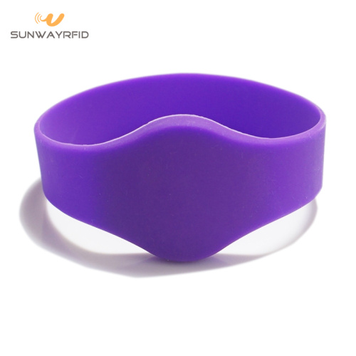 32mm Oval Head Silicon RFID NFC Wristband