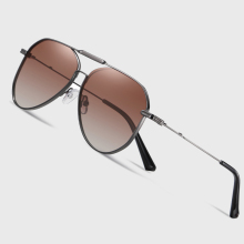 Men's UV400 Protection Polarized Double Bridge Sun Glasses