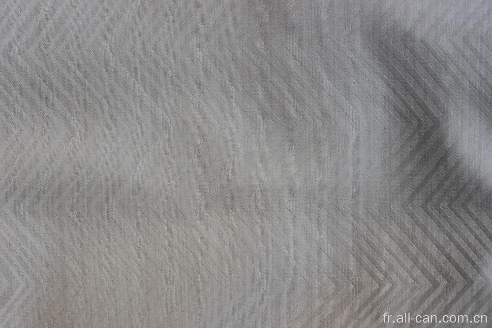 Tissu de rideau de revêtement Jacquard