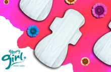 Organic cotton sanitary pad