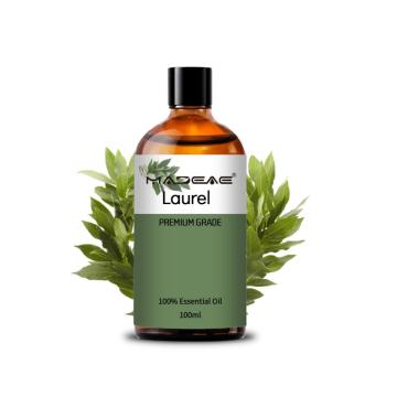 Aceite esencial de laurel de la bahía natural 100% puro para el cuidado del cabello de la piel