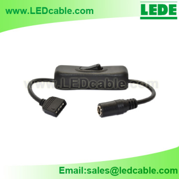 LED Strip Connect Cable with On Off Switch