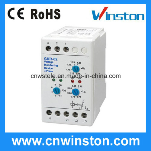 230V/415V Voltage Monitoring Device Relay 3 Phase (GKR-02)