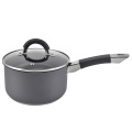 Potten en pannen non-stick cookware set met grijs