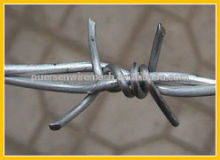 Double strands with four barbs nomal twist barbed wire