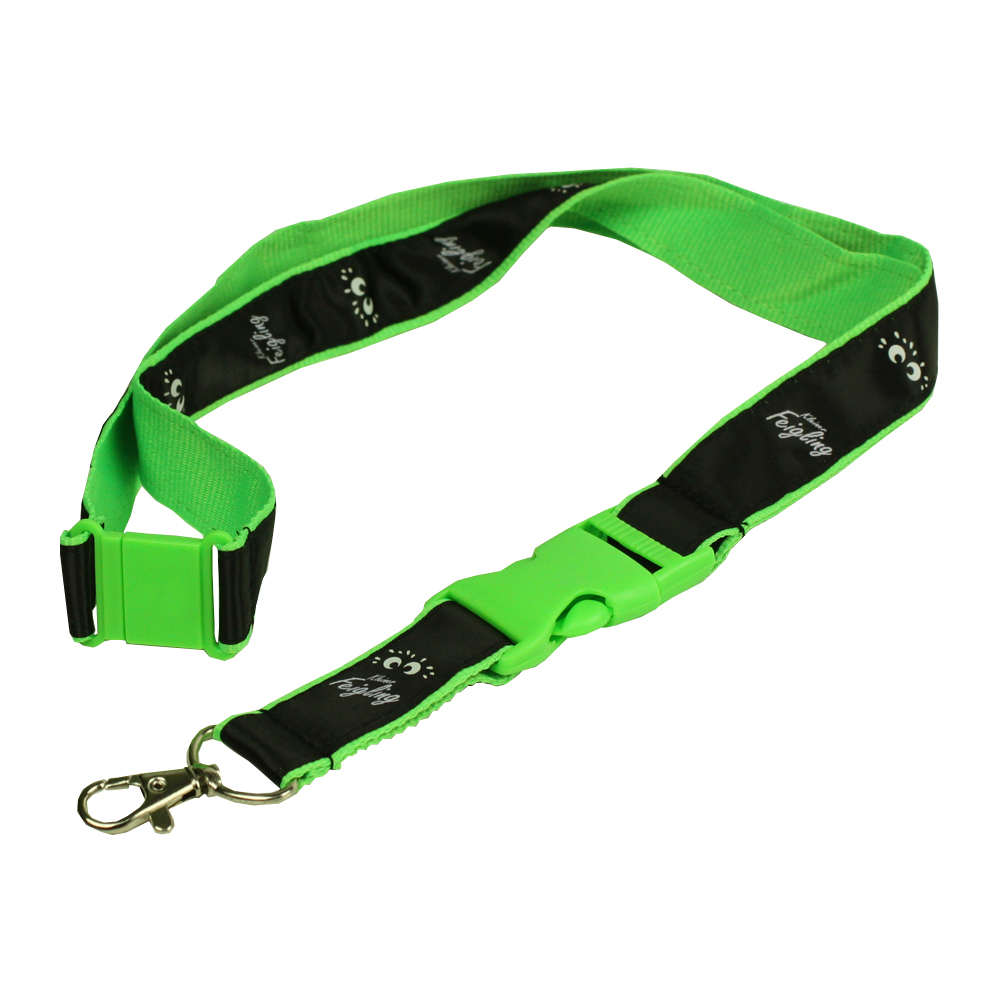 Professional Lanyard with Plastic buckle and metal hook