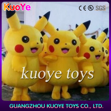 pikachu costume, pikachu adult costumes,pikachu mascot costume