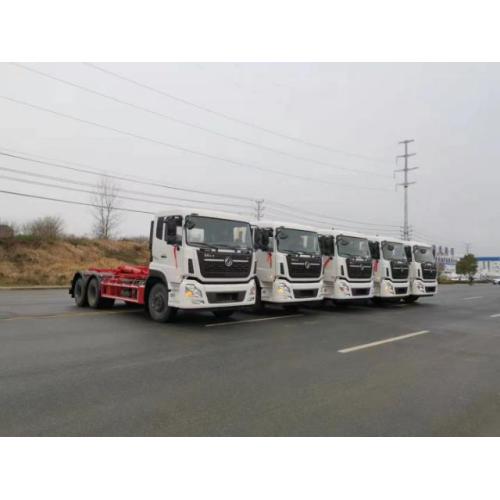 Dongfeng 6x4 Hook Lift Hydraulic Arm Garbage Truck