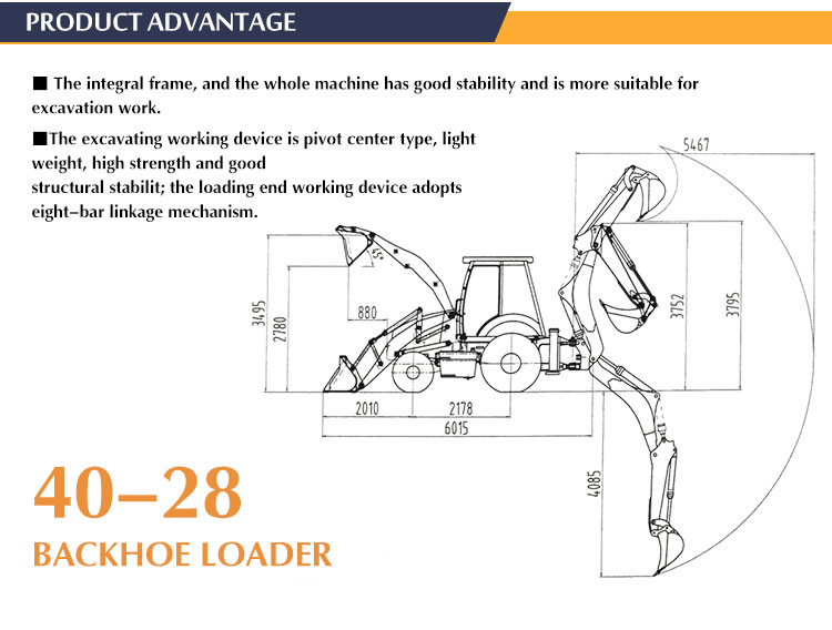 Tractor Chassis Backhoe Loader