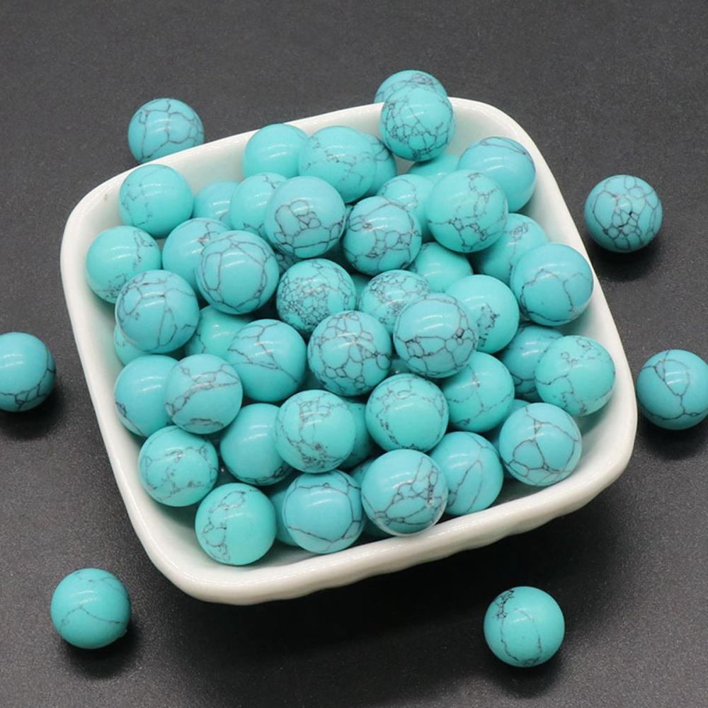 Boules turquoises de 10 mm guérison sphères cristallines