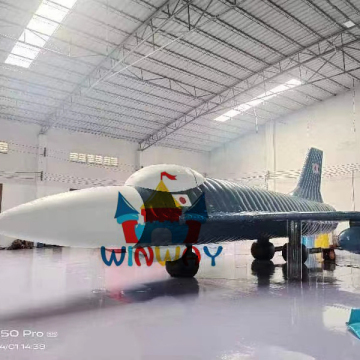 Customized Color PVC Inflatable Fighter Jet Model Airplane