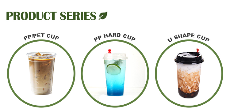 Custom Logo Printed Clear Pp Plastic Cups For Cold/hot Drinks & Bubble ...