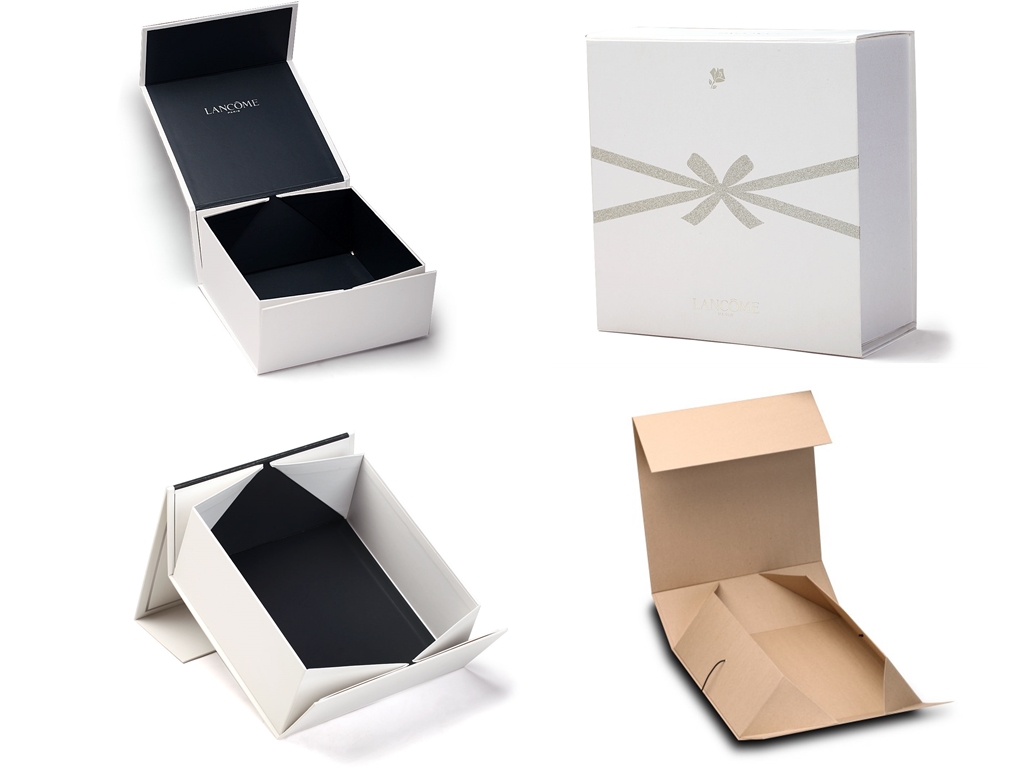 hopfällbar låda med hörnvikning collapsible box with corner folding