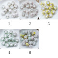 Perlas sueltas de agujero grande de aceite de gota únicas de 11 mm para la fabricación de joyas de pulsera