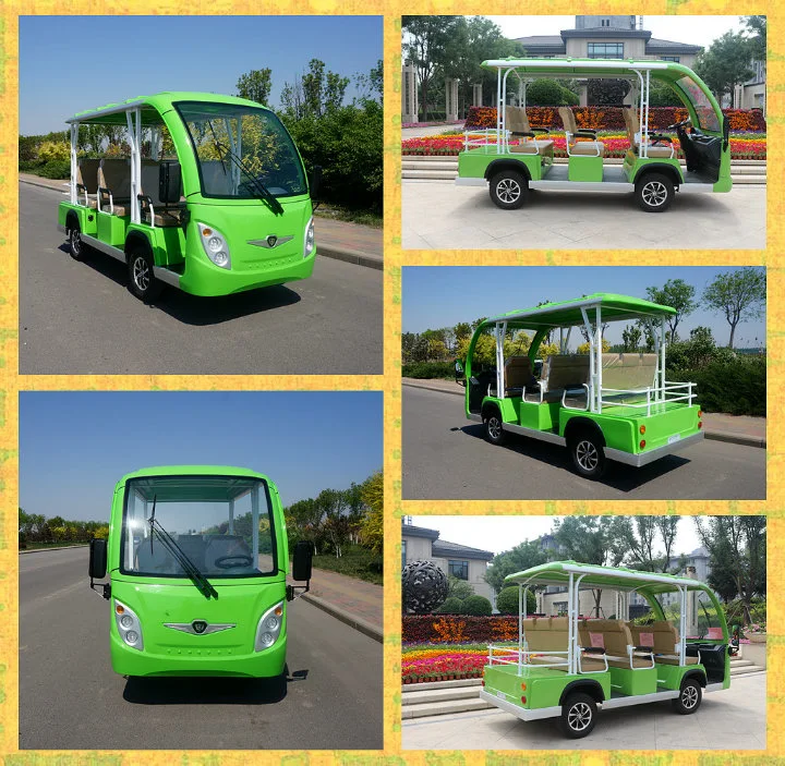 Zhongyi High Quality for 11 Seats Enclosed Electric Sightseeing Car with Ce and SGS Certification