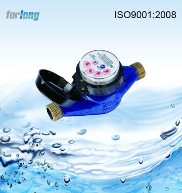 Dry type vane wheel water meter