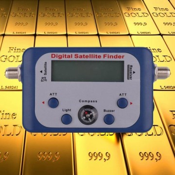 Digital Satellite Finder, digital satellite signal finder, digital satellite finder lcd display