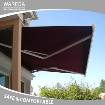 Cassette Folding arm Awning Manual Semi-cassette Awning