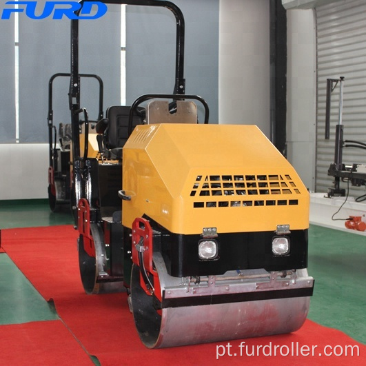 Rolos compactadores vibratórios FYL900 2 ton único cilindro vibratório