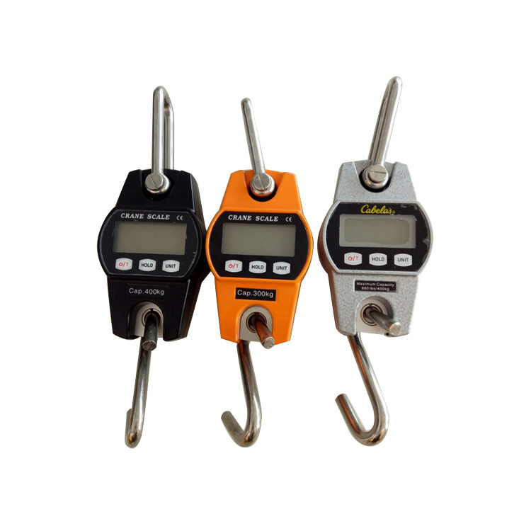 660Lb Digital Hanging Scale with Cast Aluminum Case Handheld 300Kg Mini crane scale