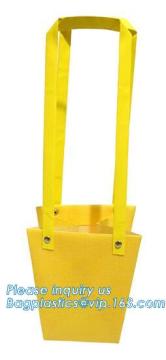 wine packaging bags with round pp handle, wine packaging bags with round pp handle, Wine Varieties Bottle Bag organic paper bags