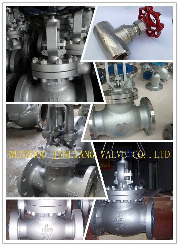 Stainless Steel Flanged Globe Valve, ANSI 300lb