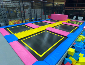 Trampoline Park with Obstacle Course