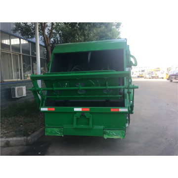 Cargador de basura trasero rodillo de compactación de reciclaje de rodillo 3cbm